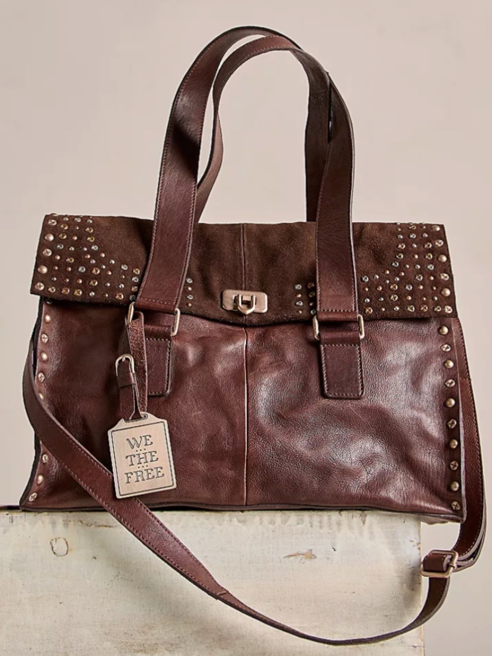 FREE PEOPLE | WE THE FREE SHAY STUD TOTE Brand New with Tags